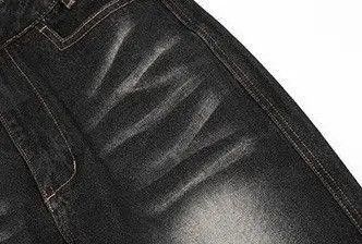 Jean Black Washed Stacked Flare Denim Jeans Size US 30 / EU 46 - 5 Thumbnail