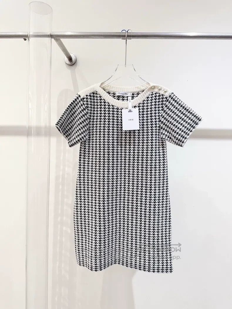 Dior Pearl button dress