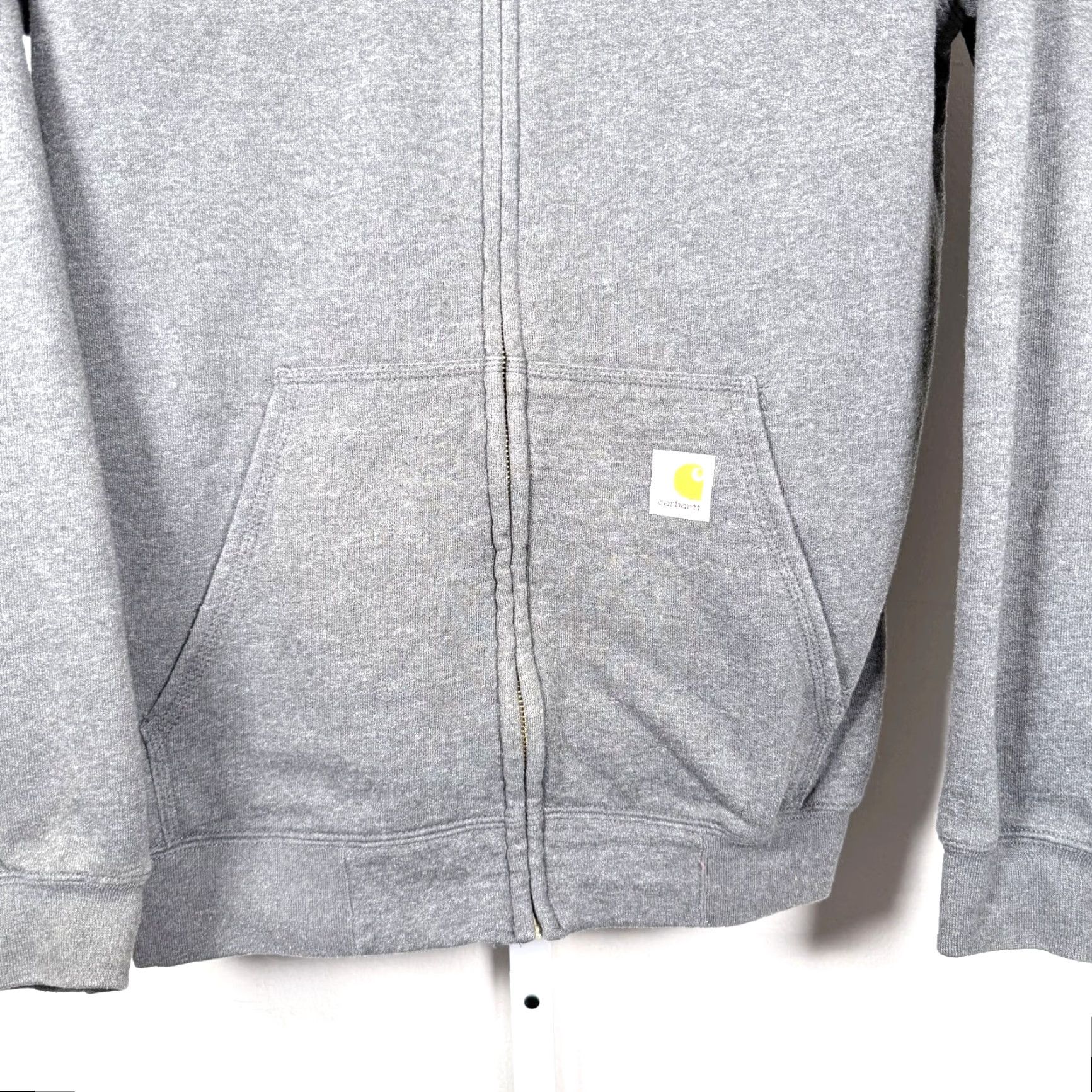 Carhartt Carhartt Sweatshirt Gray Mens Small K122 Loose Fit Midweight Full Zip Hooded Sweatshirt Gray Mens - Small Size US S / EU 44-46 / 1 - 7 Thumbnail