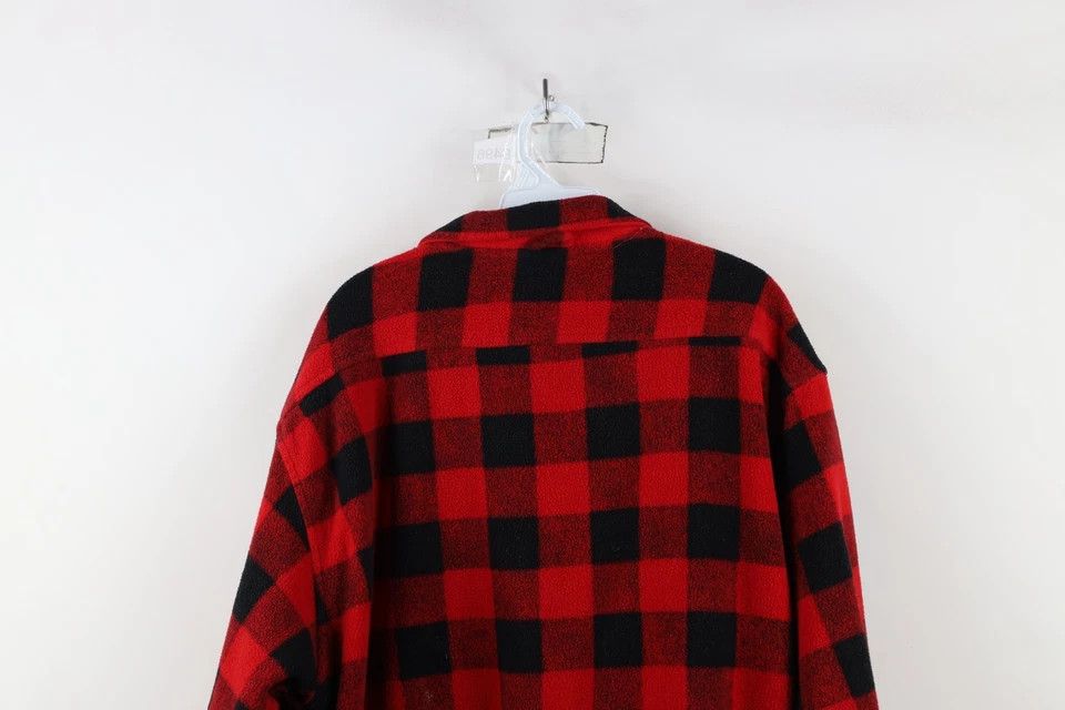 Marlboro × Vintage Vintage 90s Marlboro Spell Out Reversible Fleece Sweater Red Size US XL / EU 56 / 4 - 17 Thumbnail
