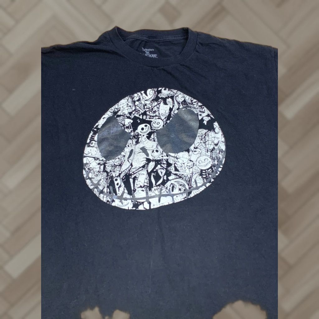 Disney The Nightmare Before Christmas Shirt mens XL Black Jack Skellington 12107 Disney Shirt Men XL Black Christmas Halloween 2020s Size US XL / EU 56 / 4 - 1 Thumbnail