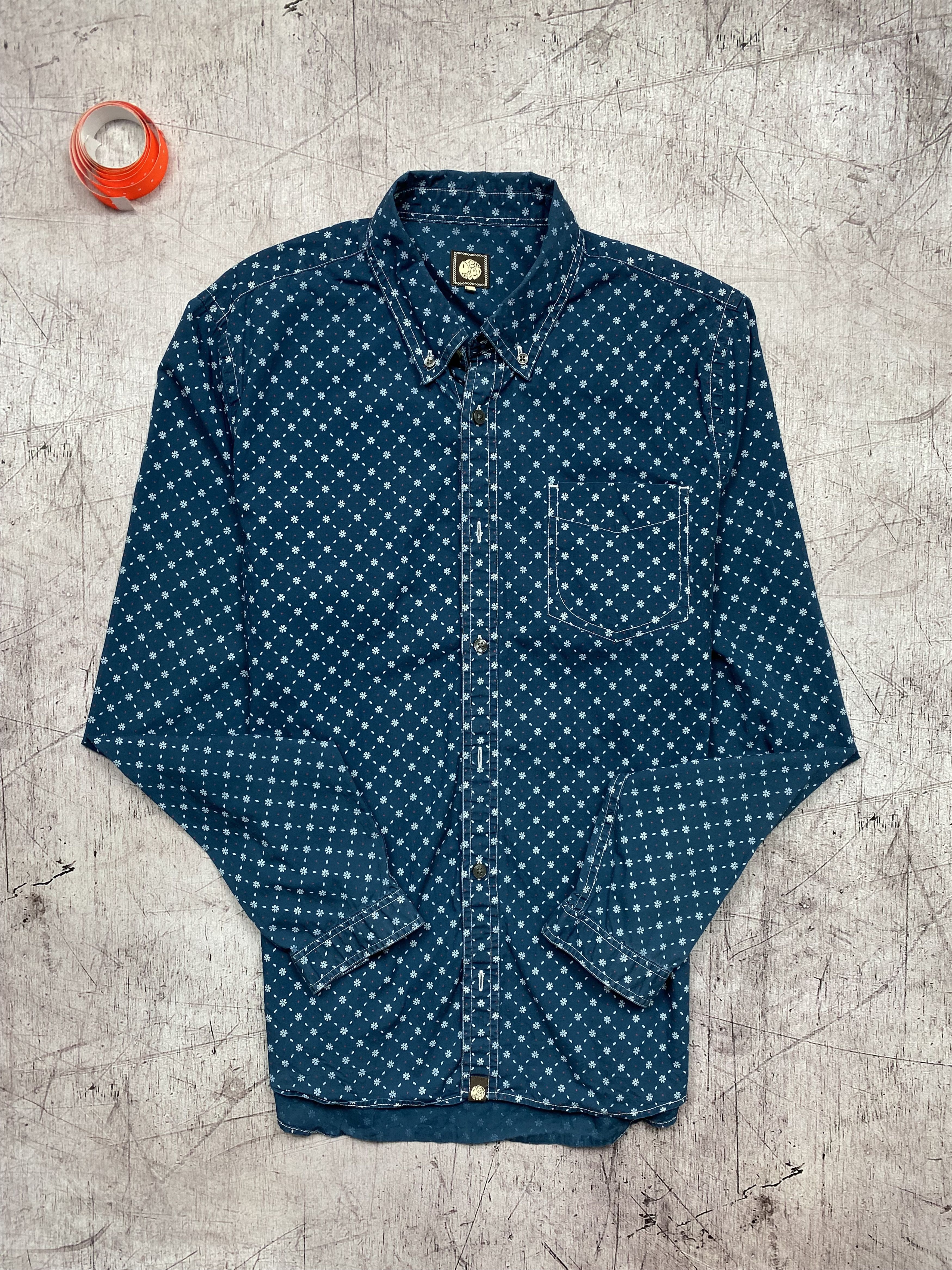 Pretty Green × Vintage Pretty Green Vintage Mens Long Sleeve Shirt Size US M / EU 48-50 / 2 - 1 Thumbnail