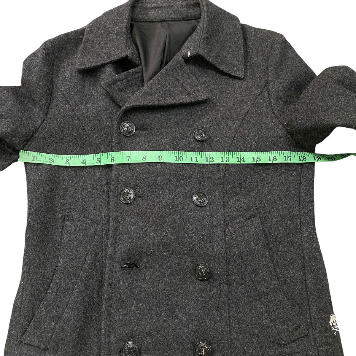 Japanese Brand × PPFM × Vintage Vintage Ppfm Peacoat Button Jacket S Size Darkgrey Colour Size US S / EU 44-46 / 1 - 10 Thumbnail
