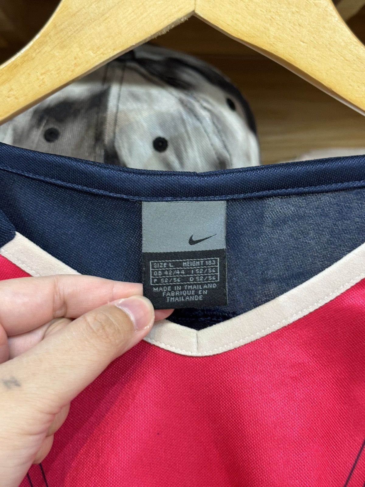 Nike ❗️Rare❗️Vintage Nike Total 90 Minilogo Training Jersey Size US L / EU 52-54 / 3 - 5 Thumbnail