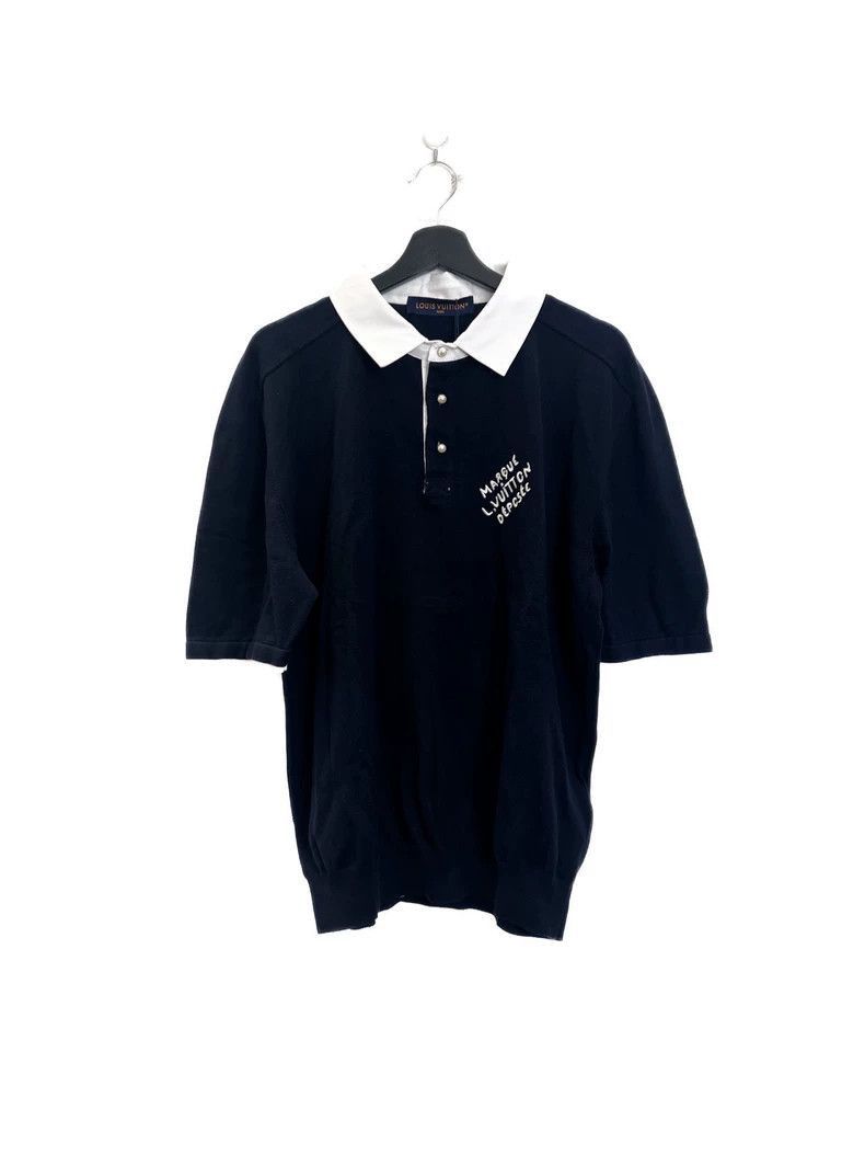Louis Vuitton Louis Vuitton Louis Vuitton Embroidered Short Sleeve Polo Size US L / EU 52-54 / 3 - 2 Thumbnail