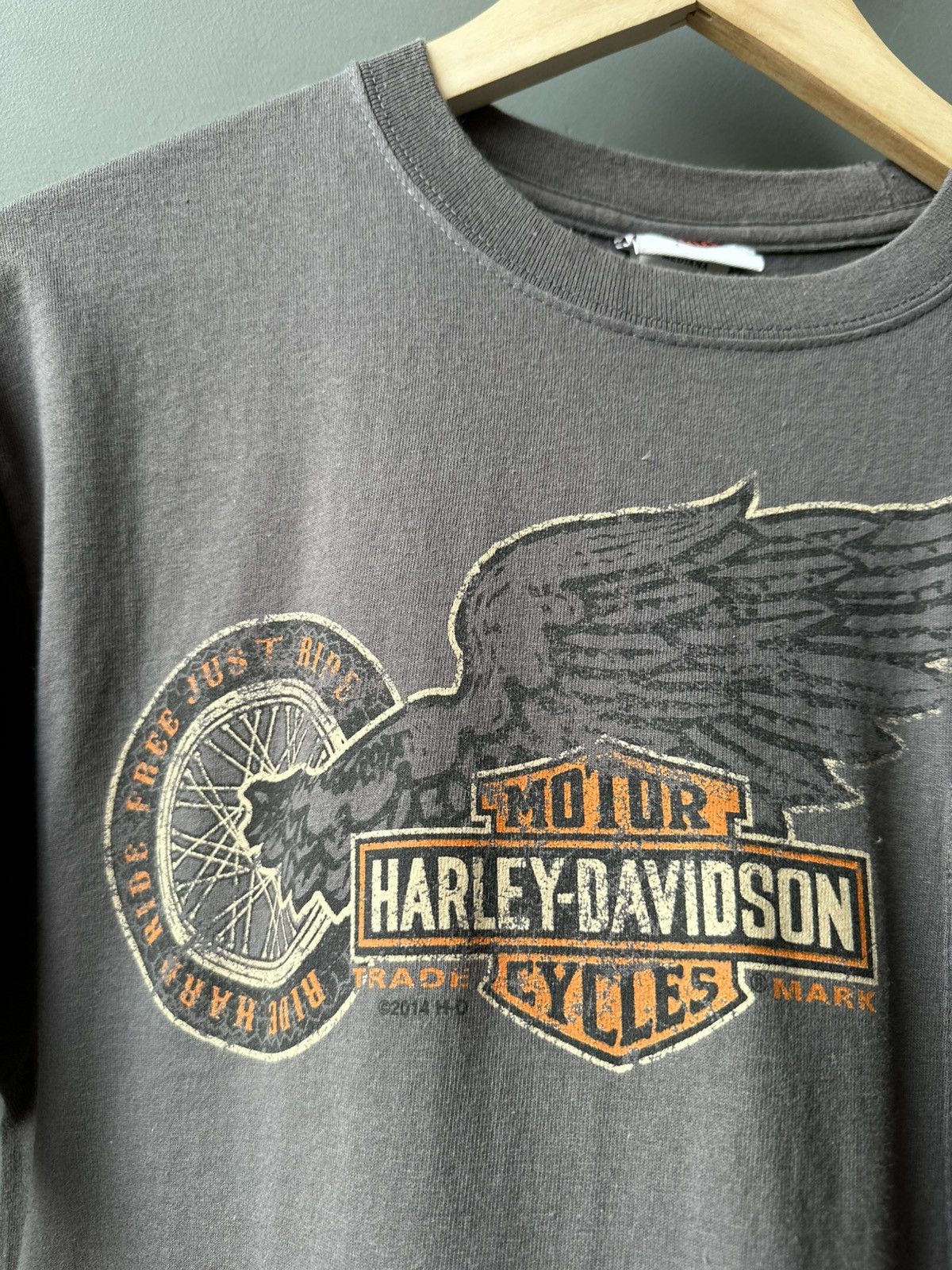 Harley Davidson Harley Davidson Maidstone England Reversible Graphic Tee Size US M / EU 48-50 / 2 - 3 Thumbnail