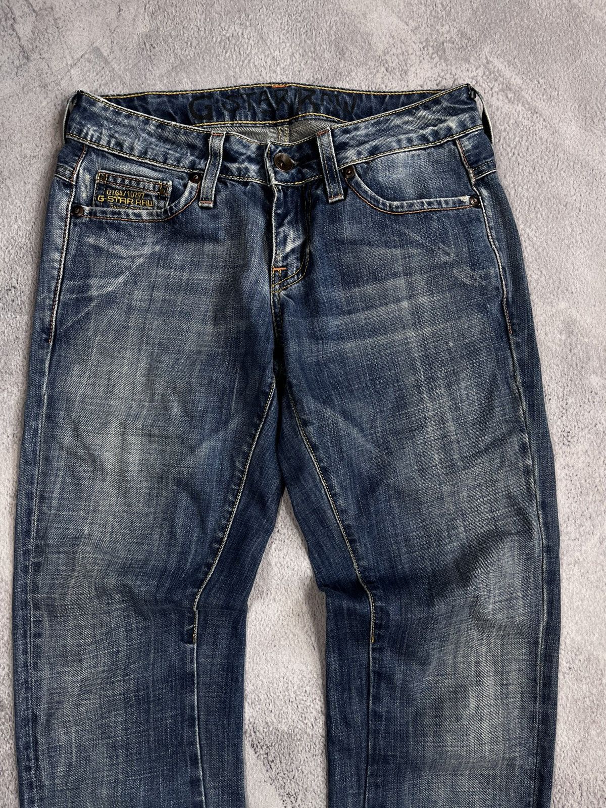 G-Star Vintage Y2K G star faded straight denim jeans Japanese 27 Size 27" / US 4 / IT 40 - 5 Thumbnail