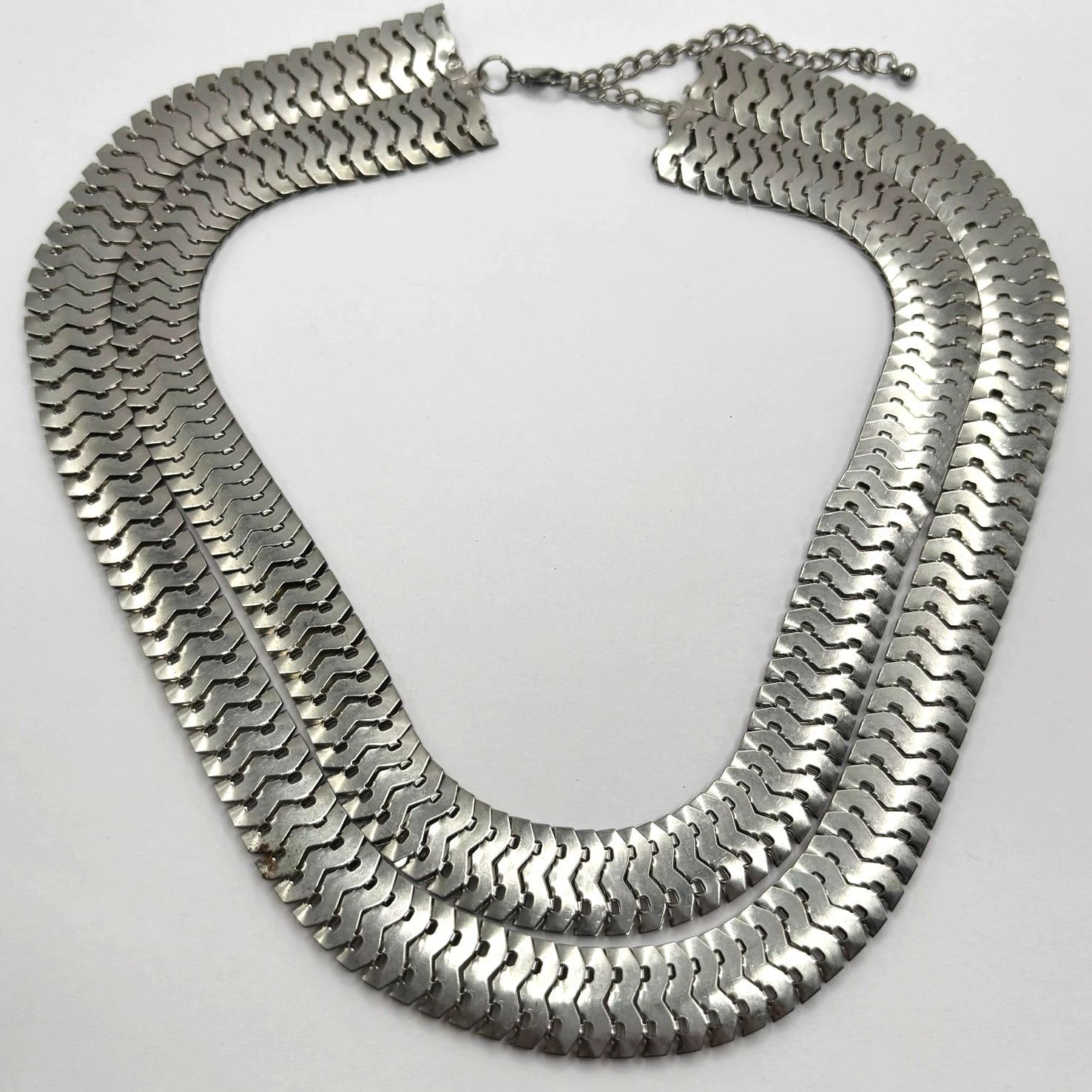 Other Silver Plated Fishbone Chain Necklace Size ONE SIZE - 3 Thumbnail