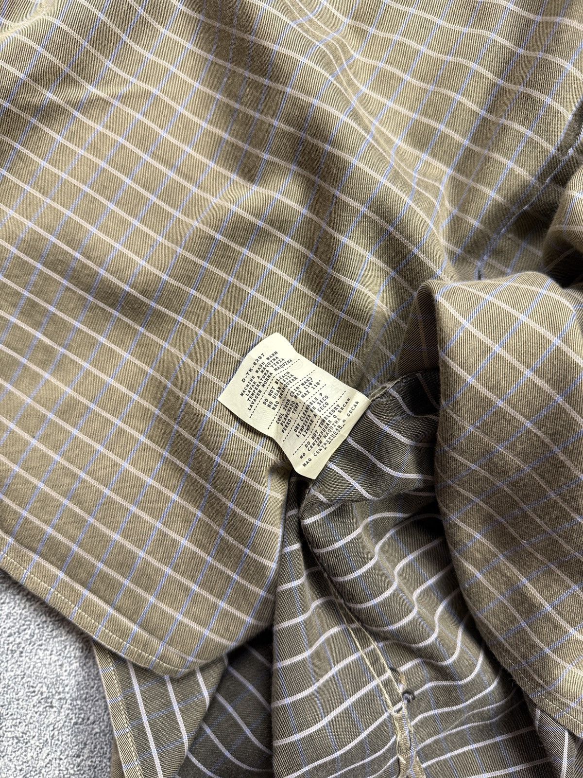 Ermenegildo Zegna Luxury Ermenegildo Zegna Striped Button Up Shirt Size US XXL / EU 58 / 5 - 8 Thumbnail