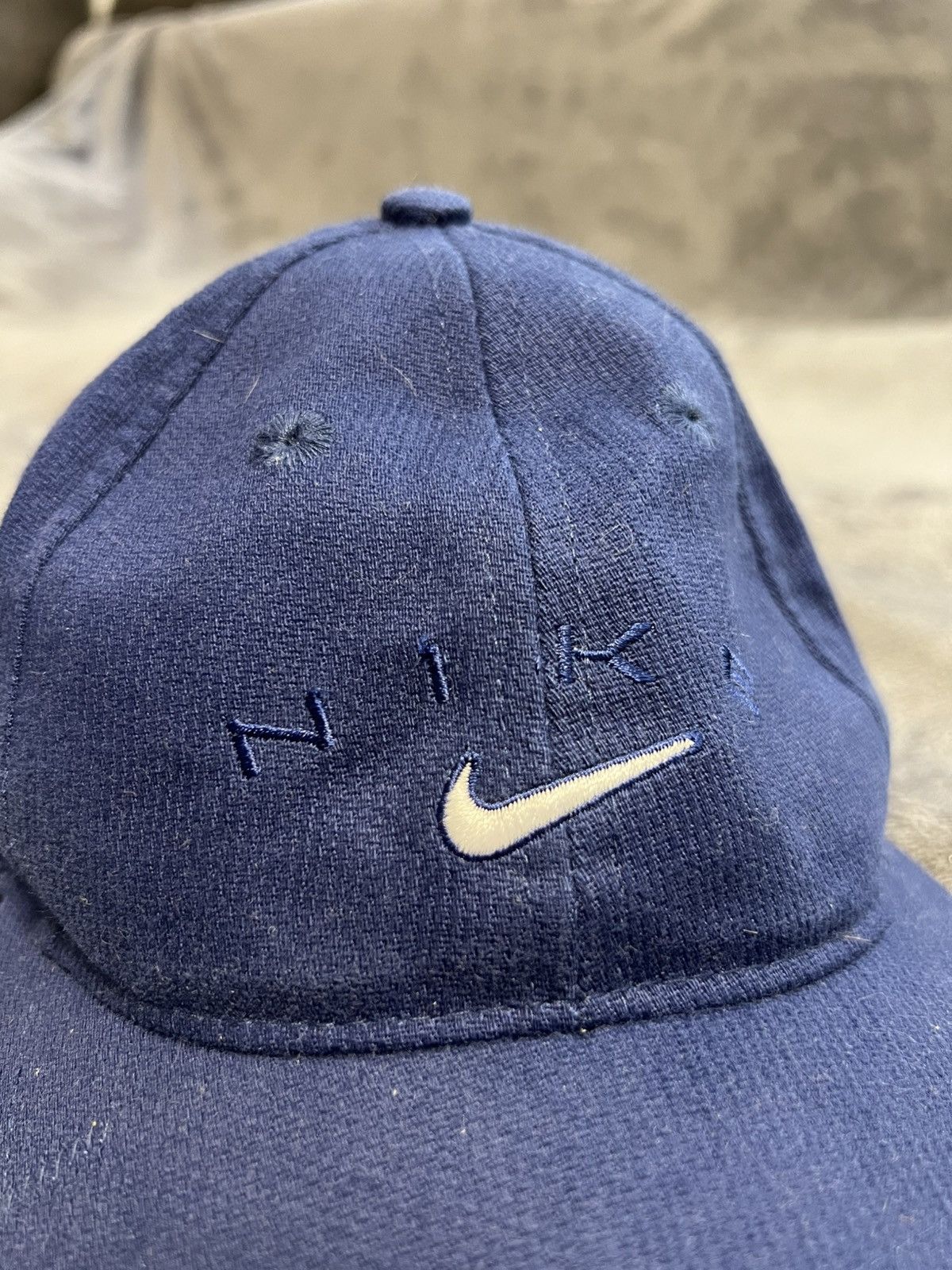 Nike Man’s Nike Vintage Hat (Cap) Blue Size ONE SIZE - 3 Thumbnail