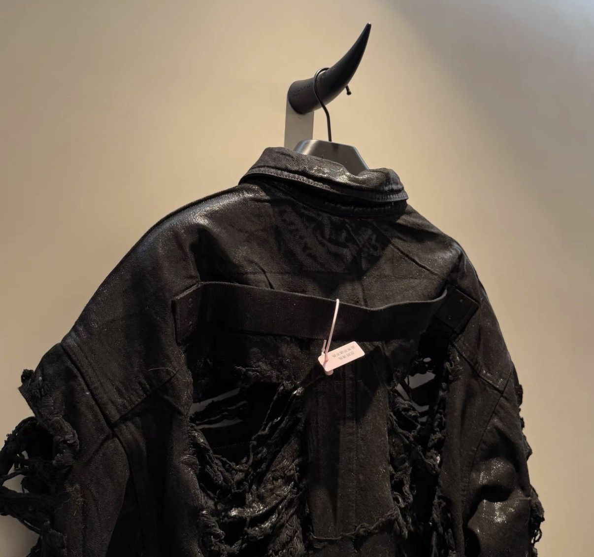 Rick Owens Rick Owens DRKSHDW Waxed Destroyed Jacket Size US S / EU 44-46 / 1 - 4 Thumbnail