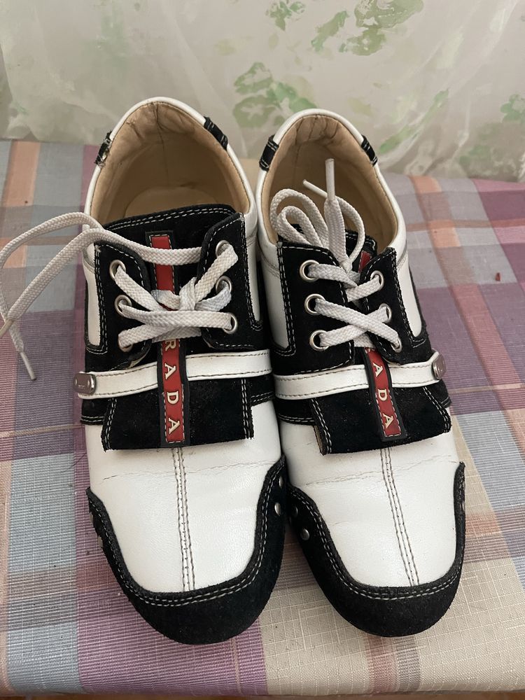 Prada Prada Leather Velour Casual Shoes Boot Size US 7 / IT 37 - 1 Thumbnail