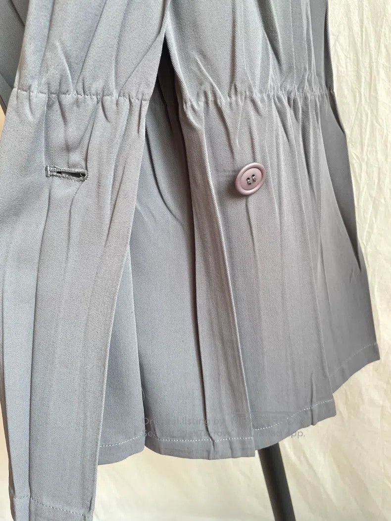 Issey Miyake Issey Miyake Mist Blue-gray Coat Size M / US 6-8 / IT 42-44 - 7 Thumbnail