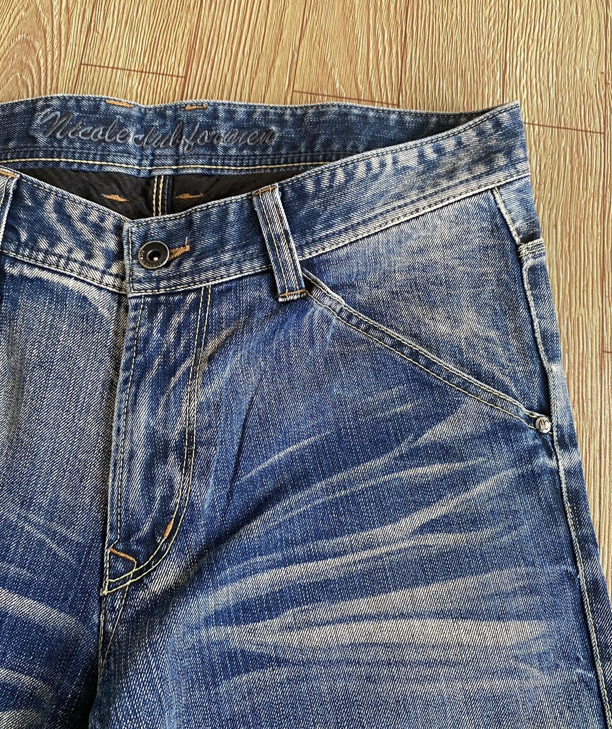 Nicole Club Rare Design Vintage Japanese Brand Nicole Club Jeans 1990s Size US 33 - 6 Thumbnail