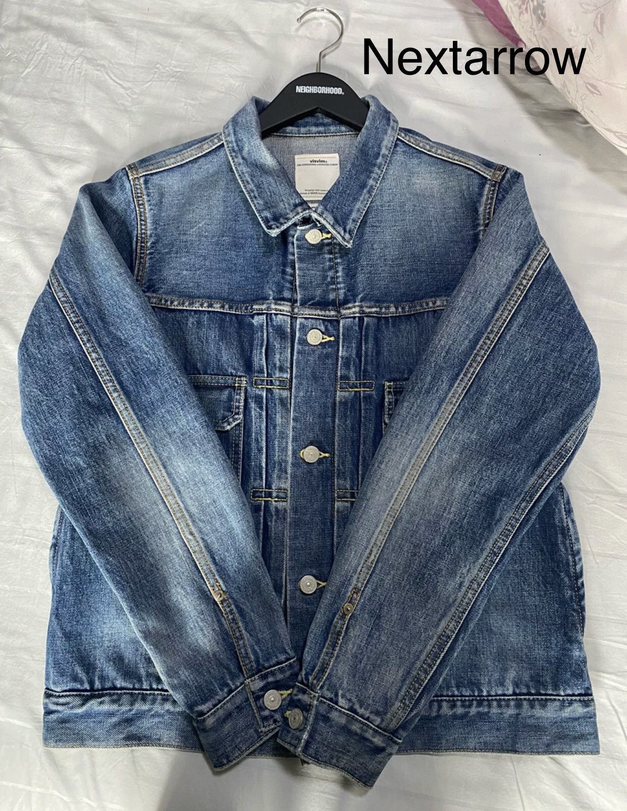 Visvim Visvim 18ss101 washed denim jacket Size US L / EU 52-54 / 3 - 1 Thumbnail