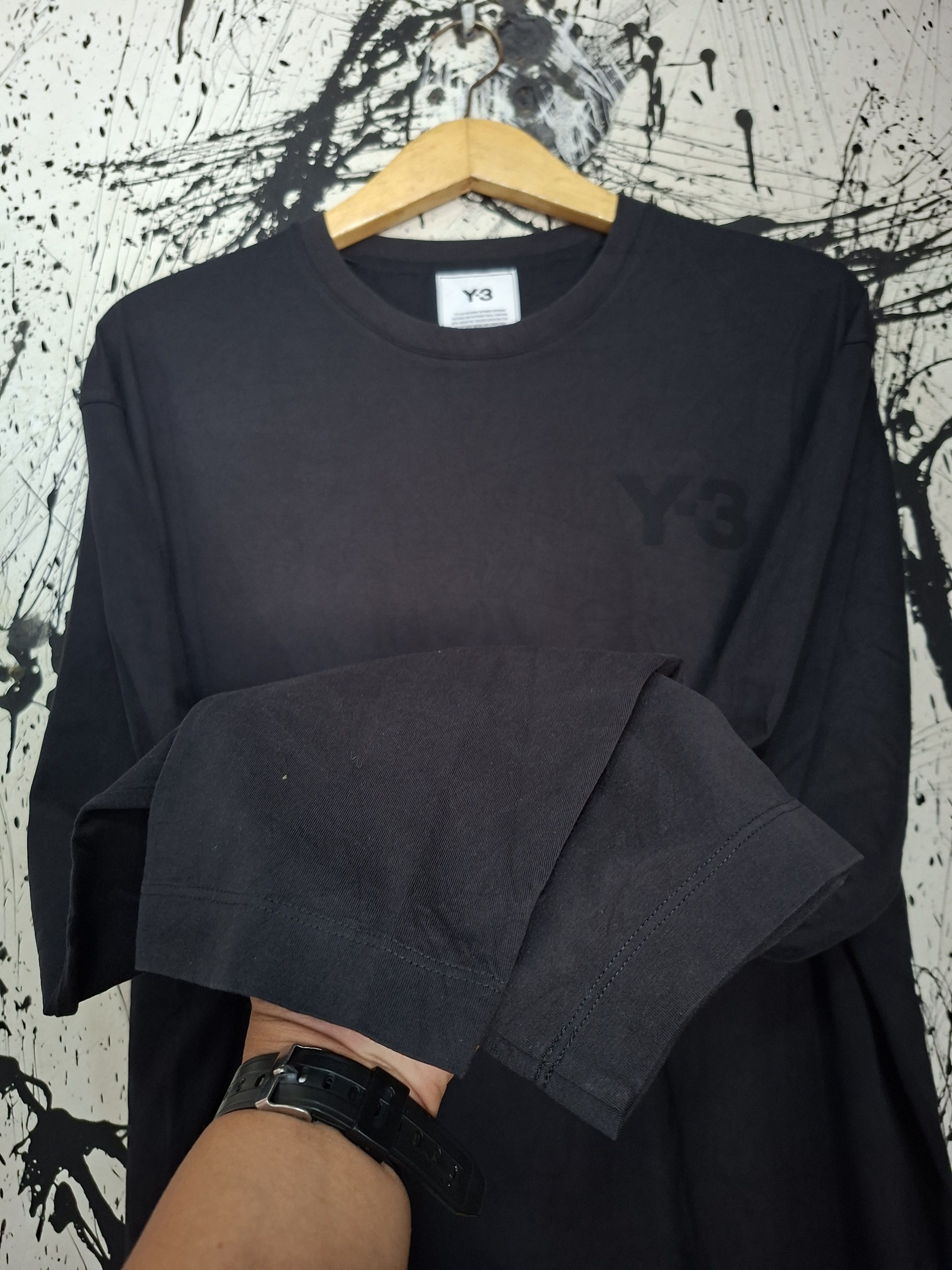 Adidas × Y-3 YOHJI YAMAMOTO X ADIDAS Y-3 LOGO LONGSLEVEE Size US XL / EU 56 / 4 - 5 Thumbnail