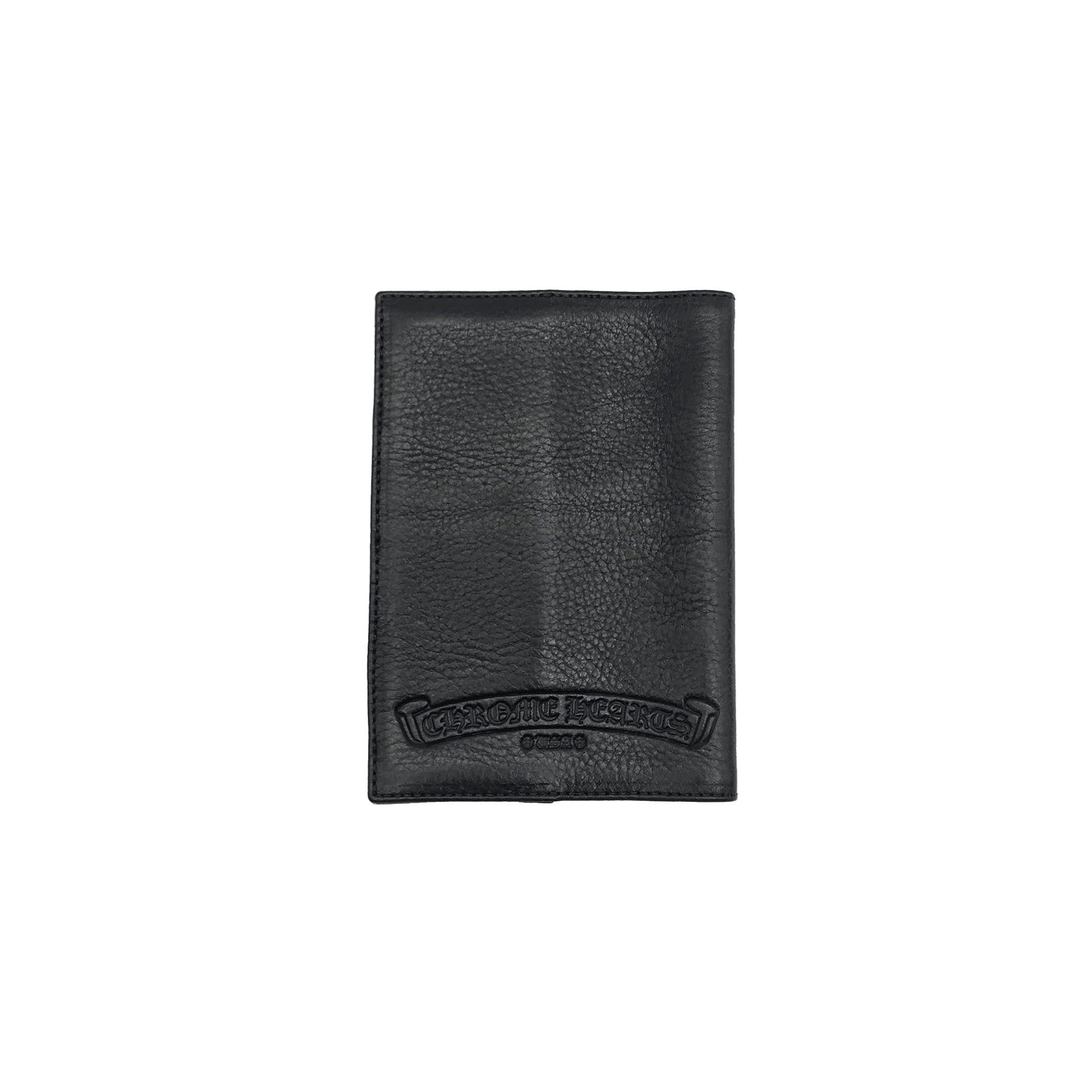 Chrome Hearts Chrome Hearts Black Leather Cross Passport Holder Size ONE SIZE - 2 Thumbnail