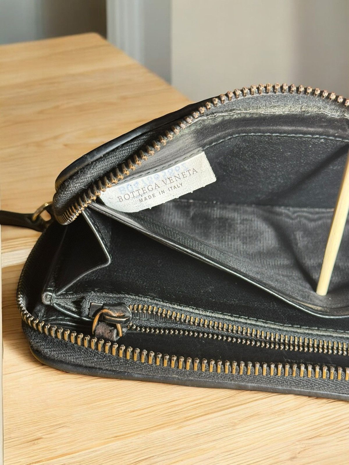 Bottega Veneta Intrecciato Piccolo Zip Around Wallet in NWOT Condition Size ONE SIZE - 10 Thumbnail