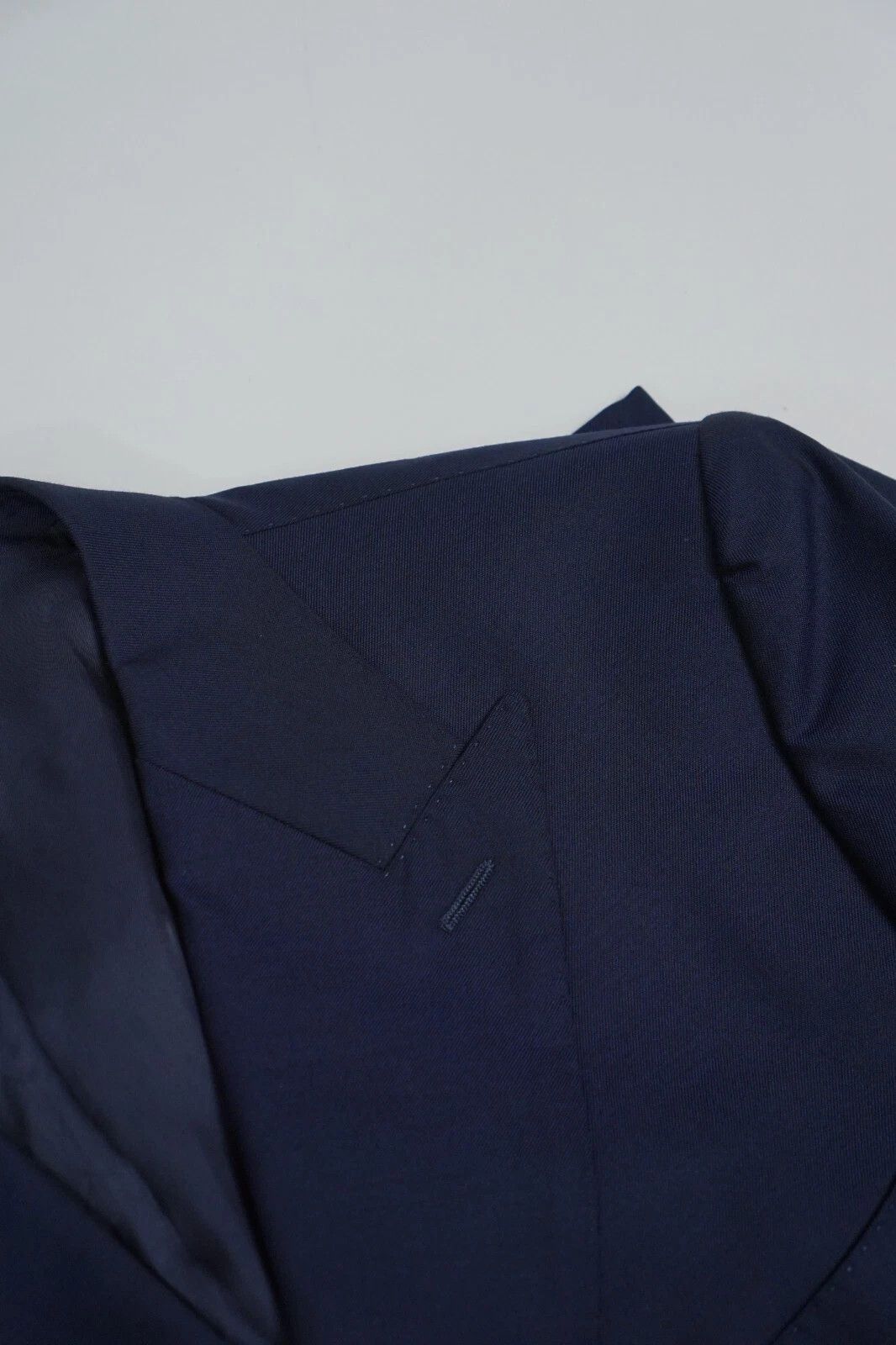 Suitsupply Men Suitsupply Blazer La Spalla Peak Blue Wool Ariston US52S Size 52S - 4 Thumbnail