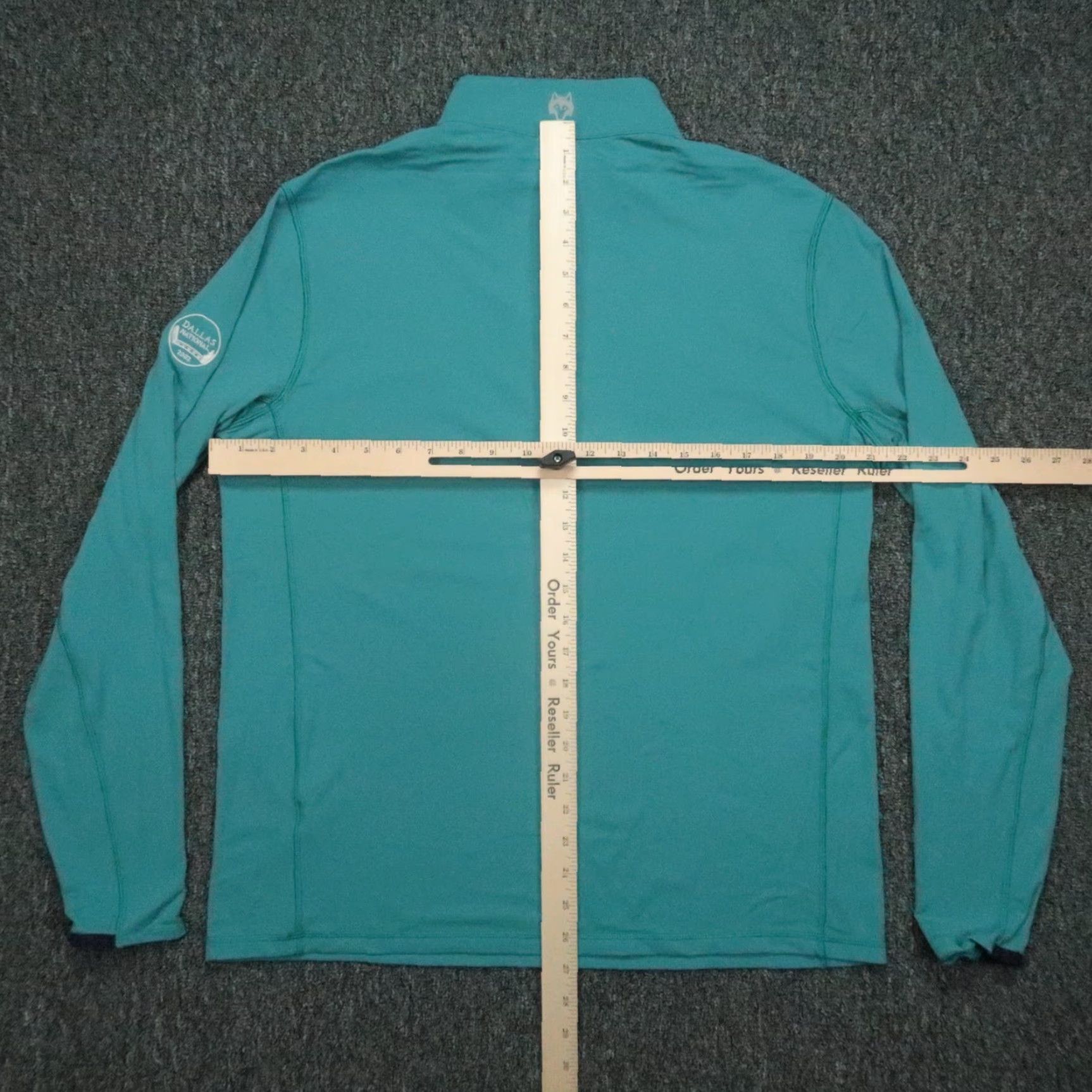 Vintage Greyson Pullover Mens Medium Blue Green Tate Quarter Zip Dallas National Golf Shirt Size US M / EU 48-50 / 2 - 6 Thumbnail