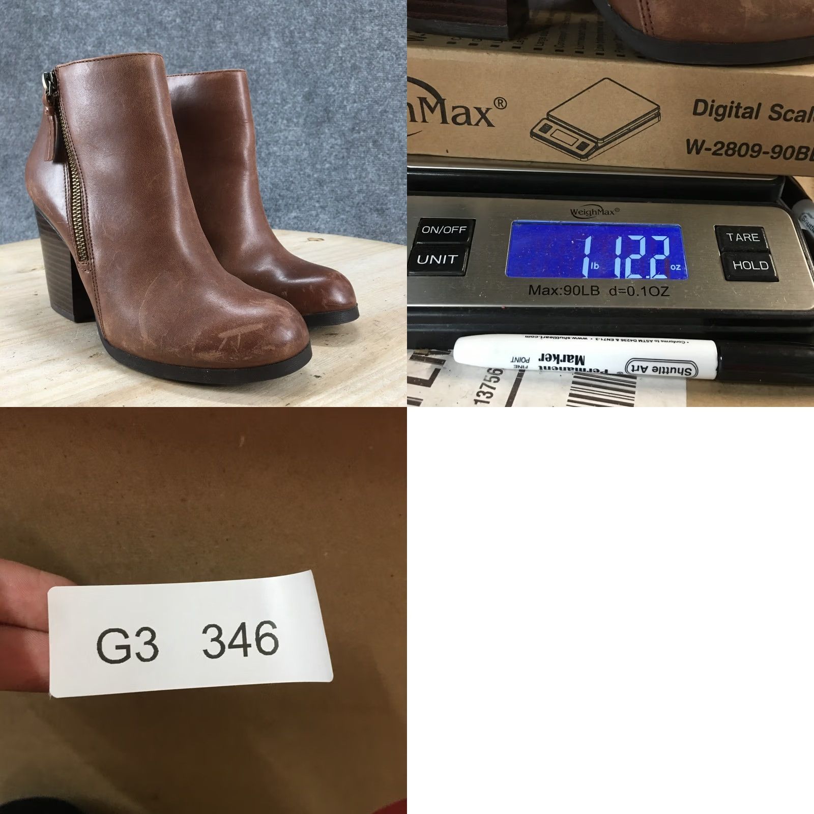 Kenneth Cole Kenneth Cole Reaction Boots Womens 6M Might Win Ankle Bootie Brown Leather Heels Size US 6 / IT 36 - 11 Thumbnail