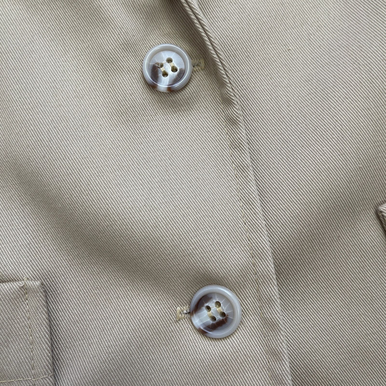Vintage VTG 70’s Russ Petites Khaki Jacket Knee Length Skirt Set 4 Size S / US 4 / IT 40 - 17 Thumbnail