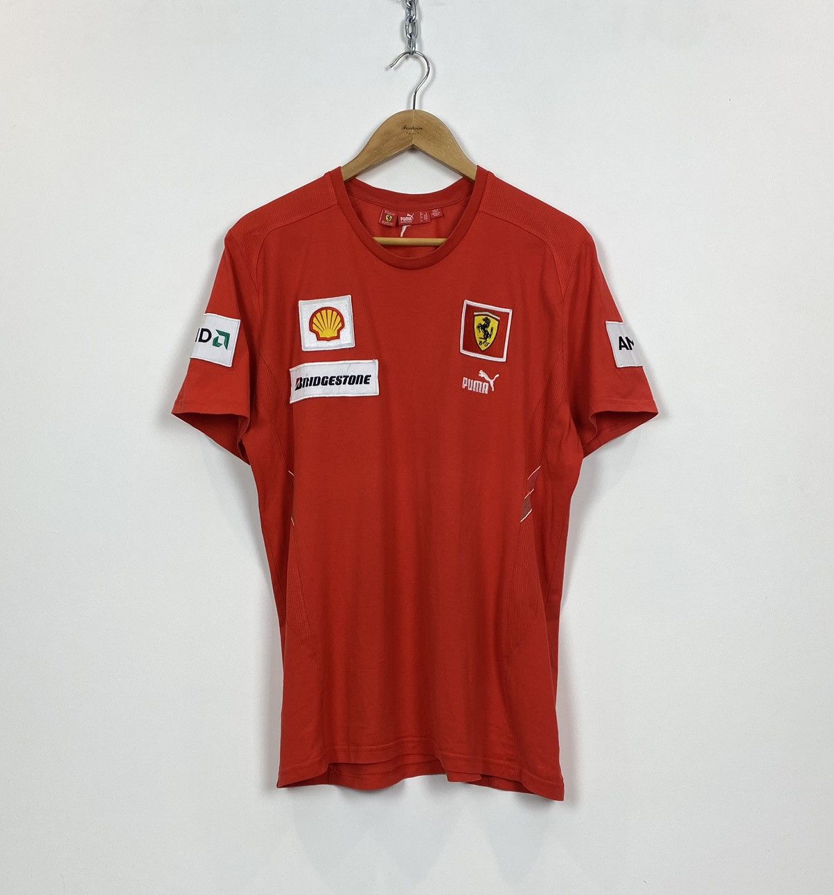 Formula 1 🏎️ PUMA Official Scuderia Ferrari F1 Team Shirt Men’s Size L Size US L / EU 52-54 / 3 - 1 Thumbnail