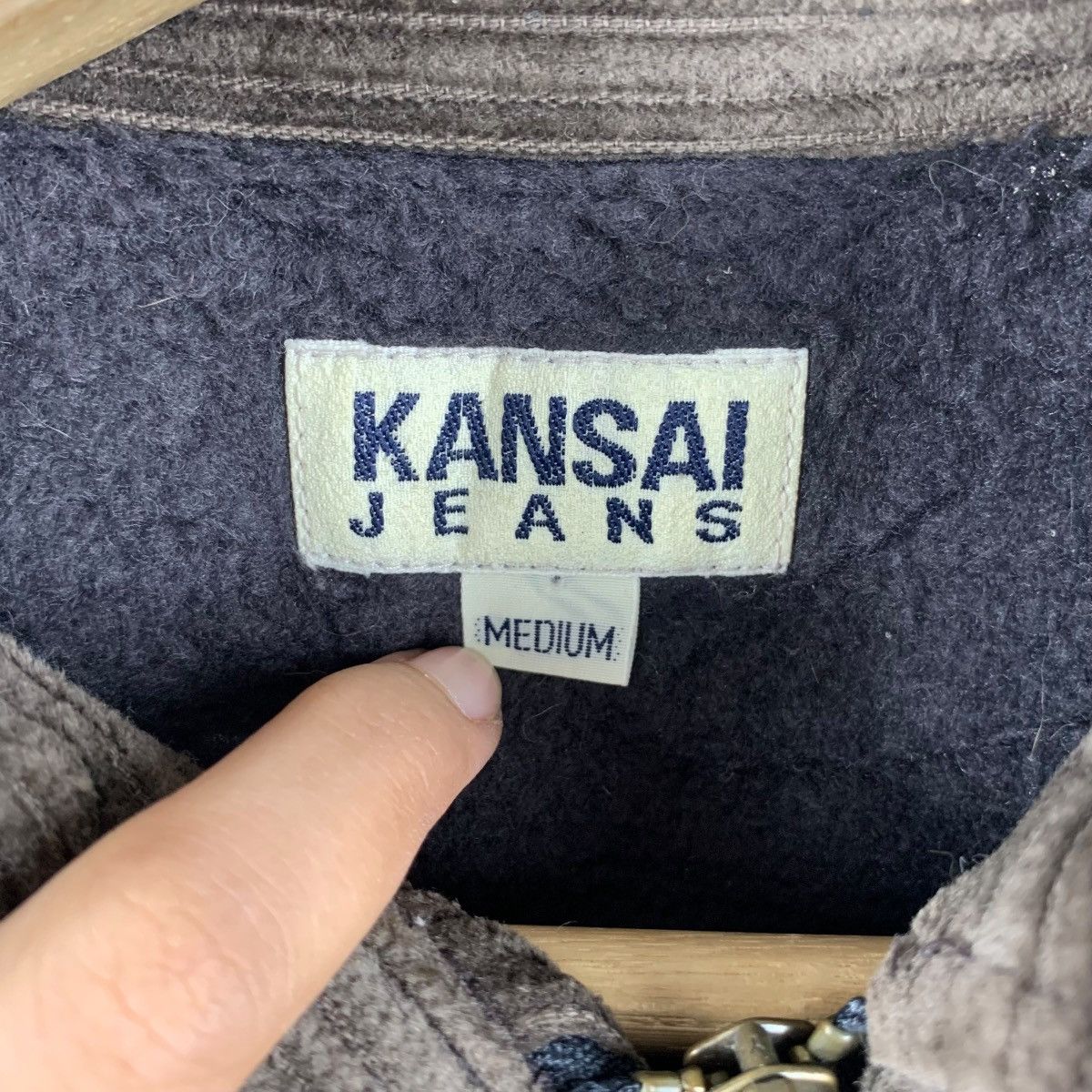 Kansai Yamamoto Vintage KANSAI YAMAMOTO JEANS Collection Denim Jacket Trench Size US M / EU 48-50 / 2 - 7 Thumbnail