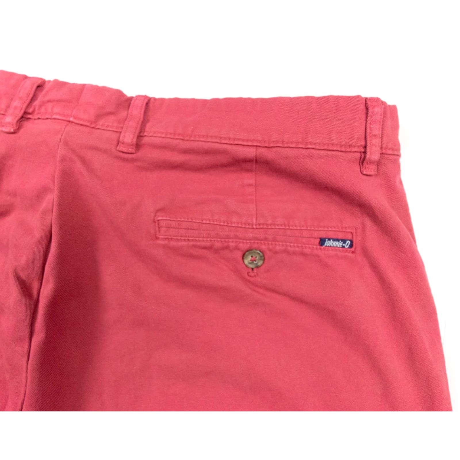 johnnie-O VINTAGE? No—Johnnie-O Men’s Stretch Chino Shorts 9" Inseam Pink 40 Regular Flat Front Casual Mens Size US 40 / EU 56 - 5 Thumbnail