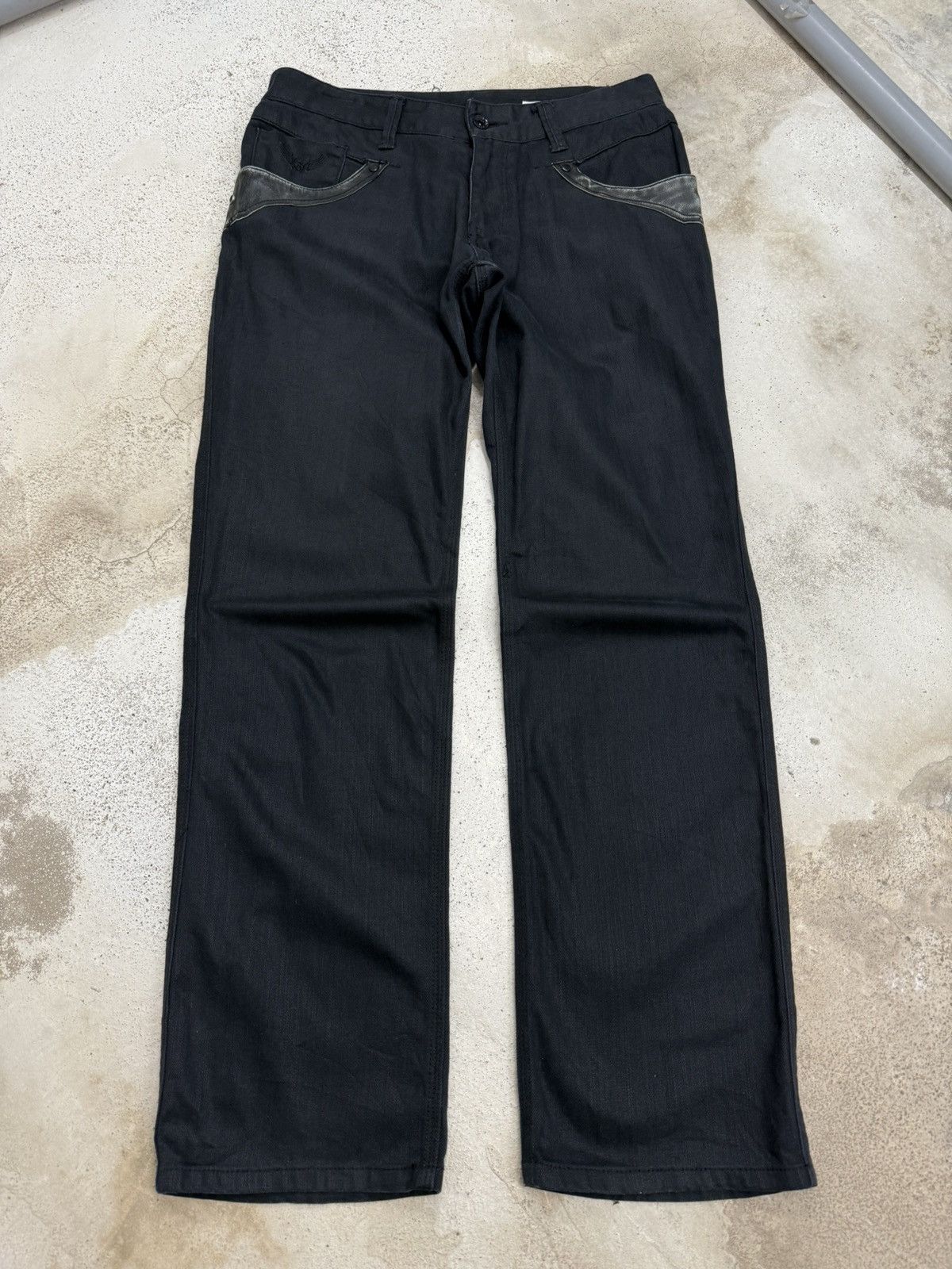semanticdesign Y2K Japanese Studded Grunge Punk Denim Pants Size US 31 - 1 Thumbnail