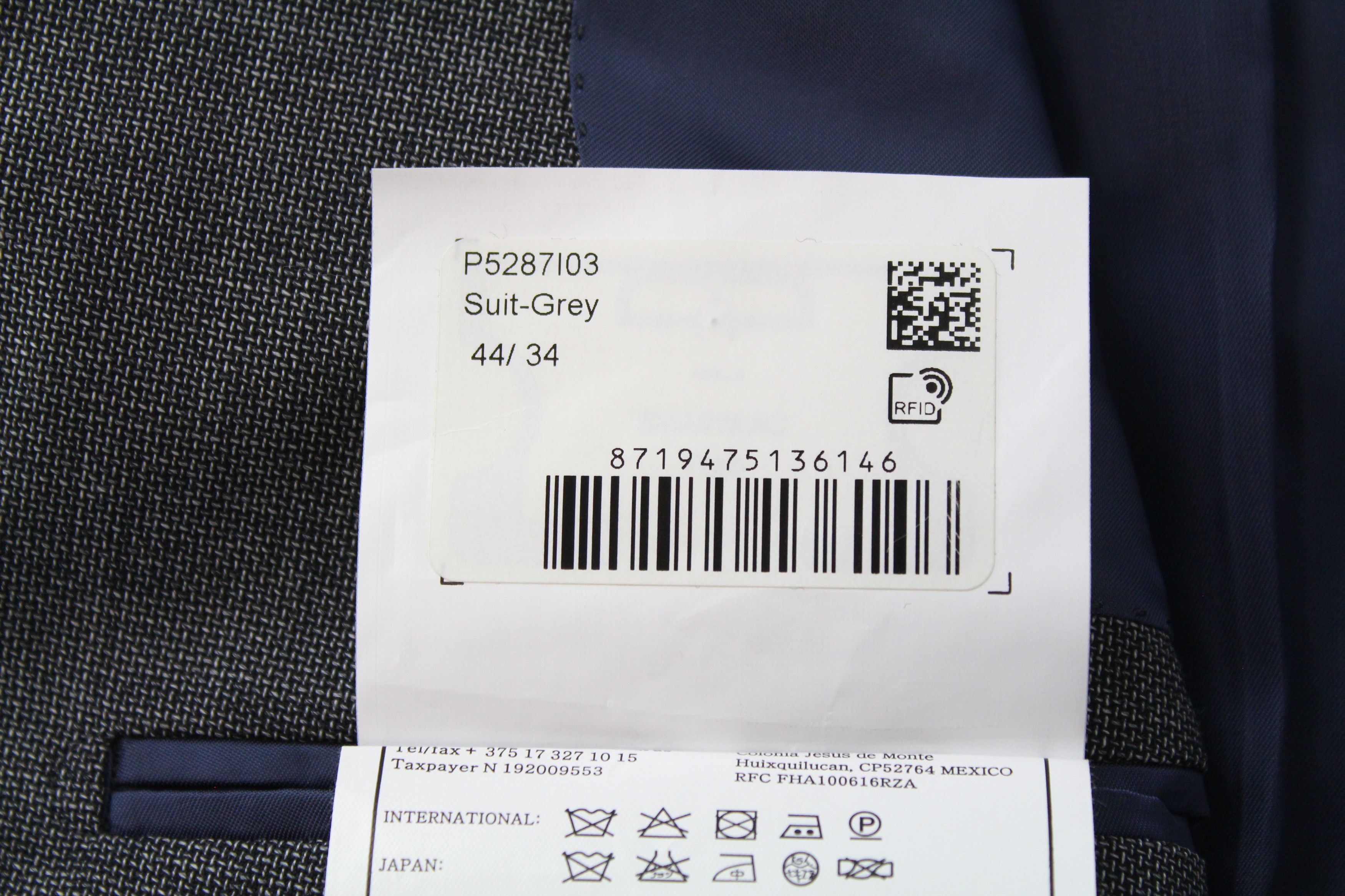 Suitsupply NAPOLI UK34R Wool Super 110's Grey Blazer 60820 Size 34R - 5 Thumbnail