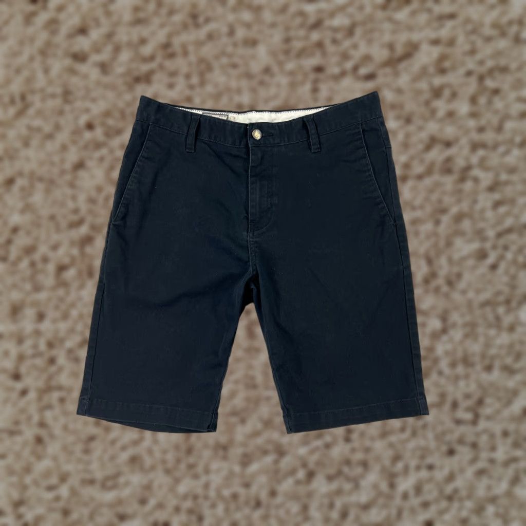 Volcom Volcom Men Shorts 30 Black Cotton Blend Twill Chino Skate Casual Inseam 10" Rise Mid 10-12" 5-Pocket Logo Size US 30 / EU 46 - 1 Thumbnail