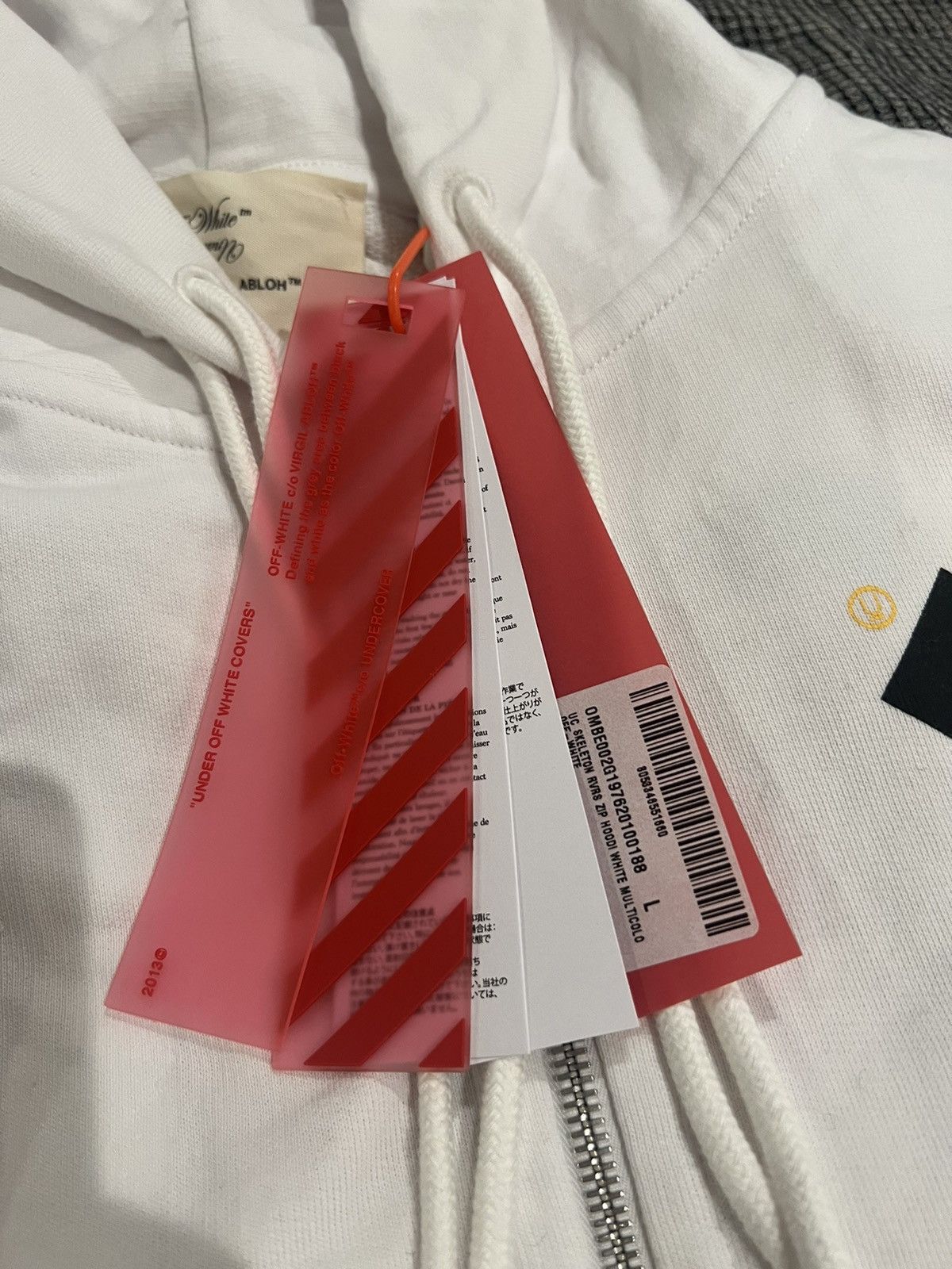 Off-White × Undercover OFF-White x Undercover RVRS Skeleton Hoodie Size US L / EU 52-54 / 3 - 15 Thumbnail