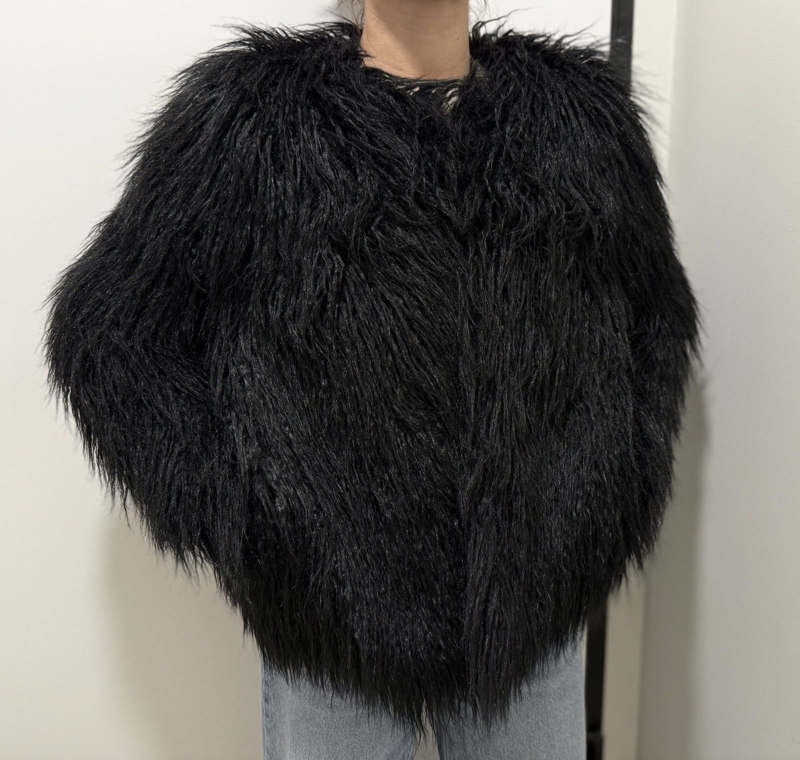 Samsoe Samsoe DDP Samsoe Samsoe Sophia Womens Faux Fur Jacket Black Size M Size M / US 6-8 / IT 42-44 - 4 Thumbnail