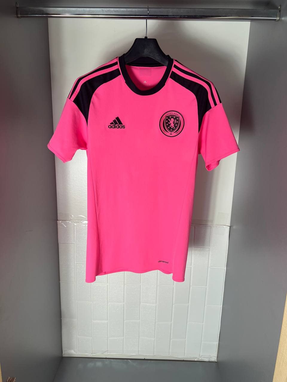 Vintage VERY RARE ADIDAS SCOTLAND SOCCER JERSEY RETRO BLOKE Y2K 90s Size US S / EU 44-46 / 1 - 1 Thumbnail