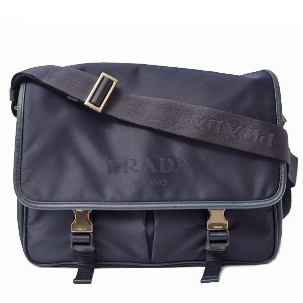 Prada Prada Prada Nylon Logo Messenger Bag 2VD768 Canvas Crossbody Bag 2VD768 in Great Condition Size ONE SIZE - 1 Thumbnail