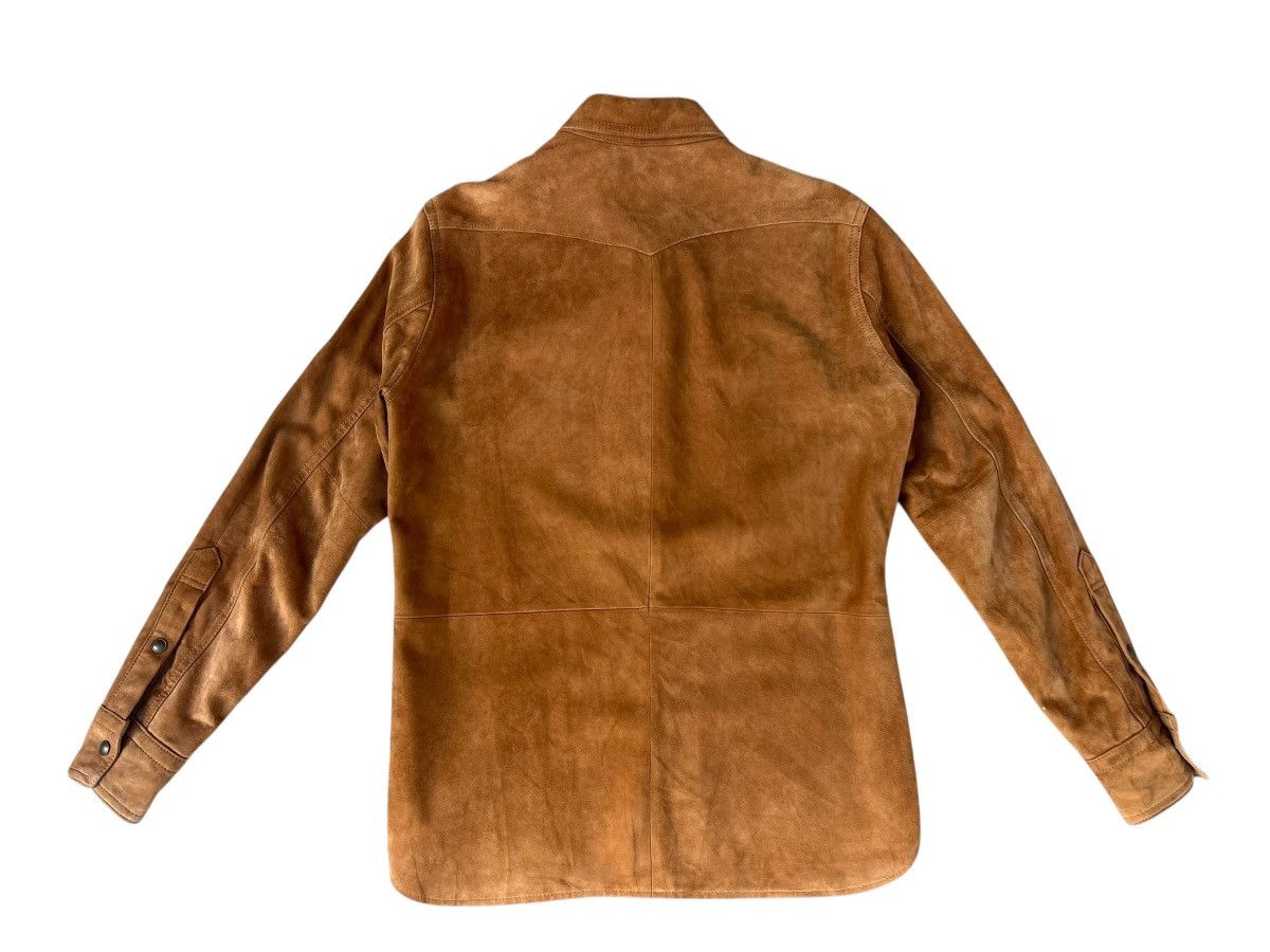 Leather United Arrows Goatskin Suede Leather Western Shirt Size US S / EU 44-46 / 1 - 15 Thumbnail