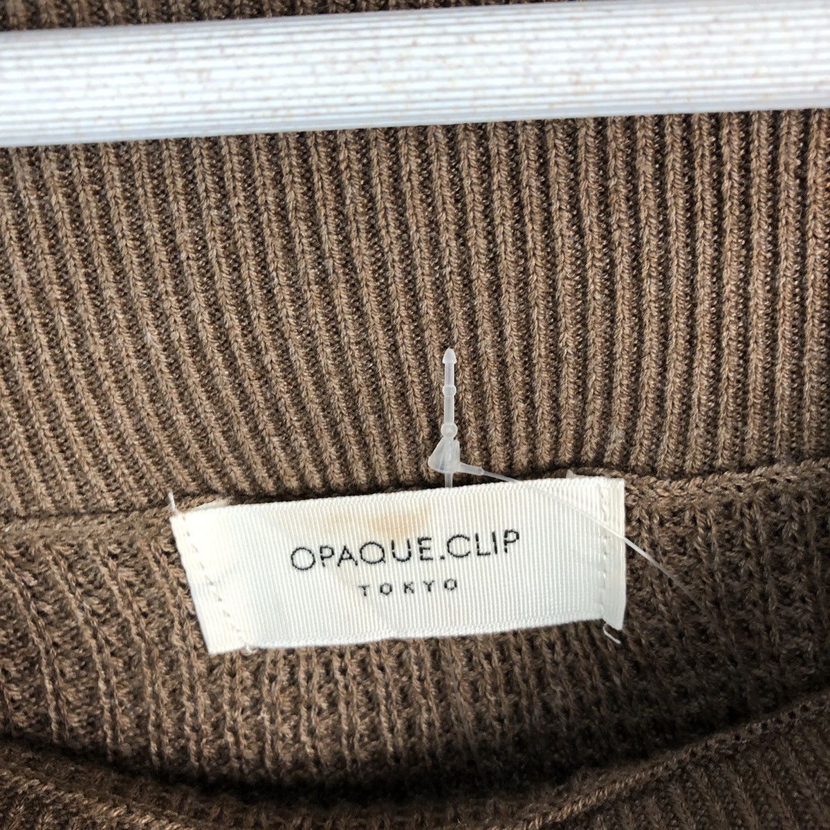 Homespun Knitwear × Japanese Brand Opaque Clip tokyo japan Brown Knitwear #A1338 Size L / US 10 / IT 46 - 9 Thumbnail