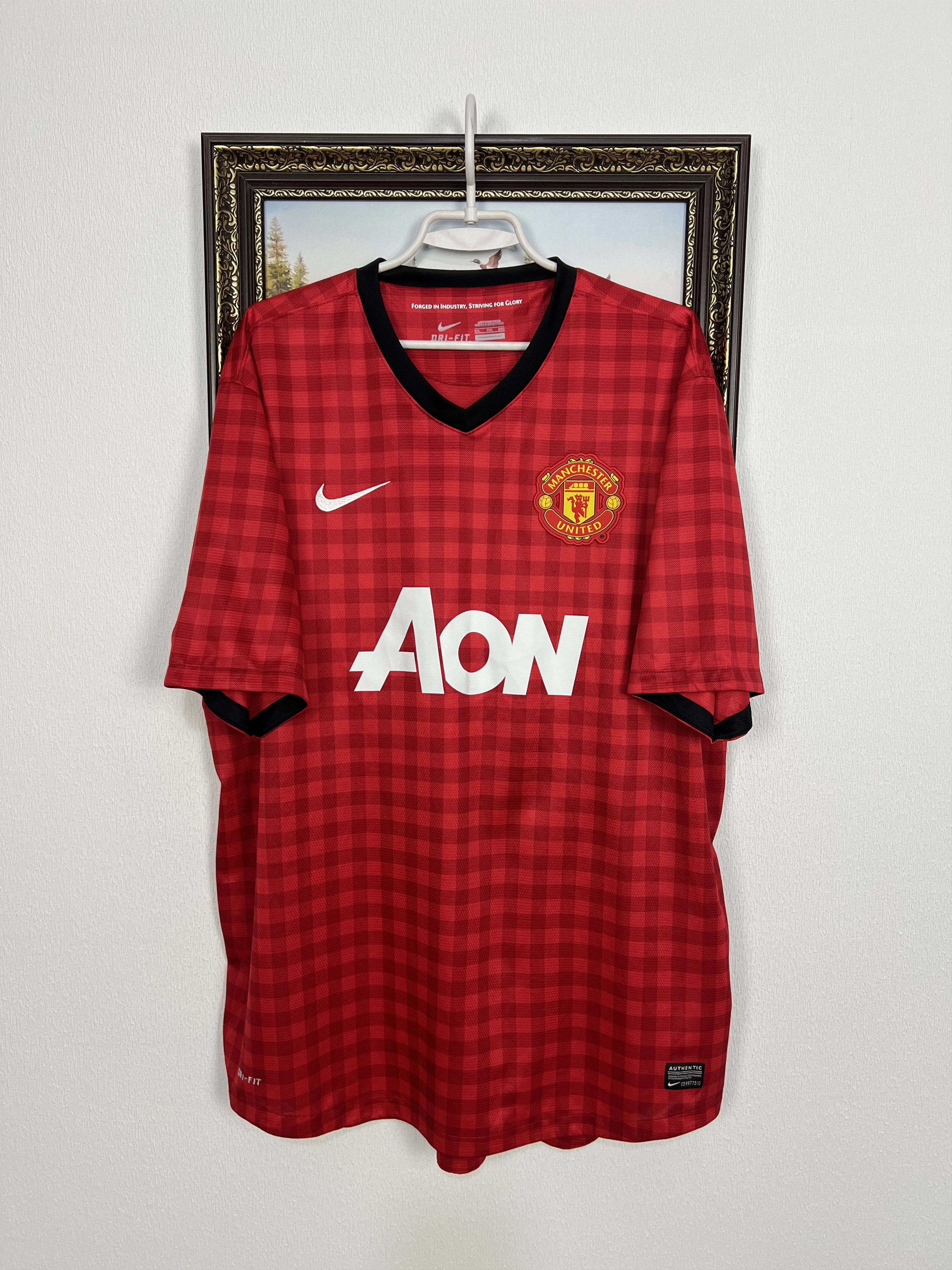 Nike Manchester United Home football shirt 2012 Soccer Nike Size US XXL / EU 58 / 5 - 1 Thumbnail