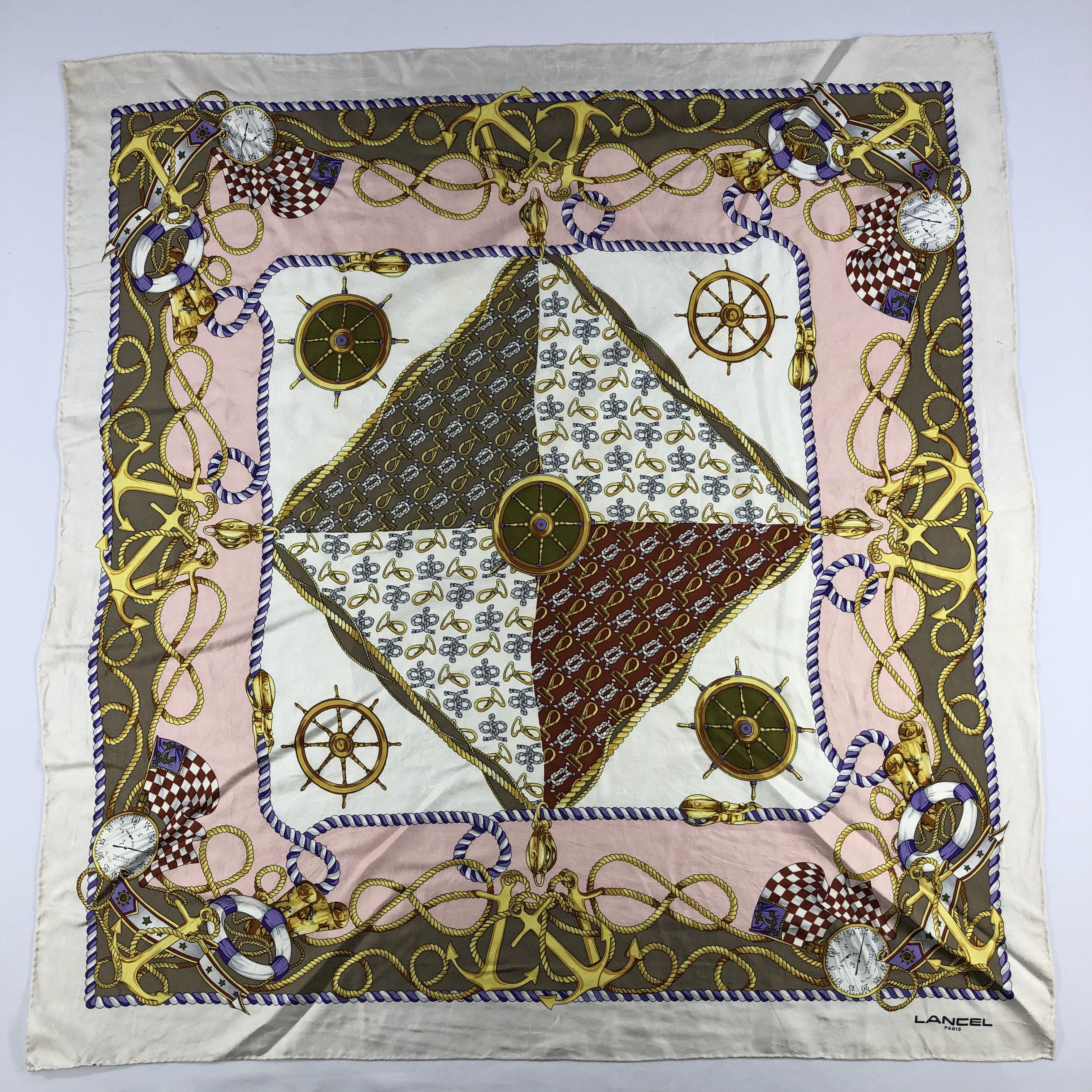 Lancel Vintage Lancel Silk Scarf Size ONE SIZE - 2 Thumbnail