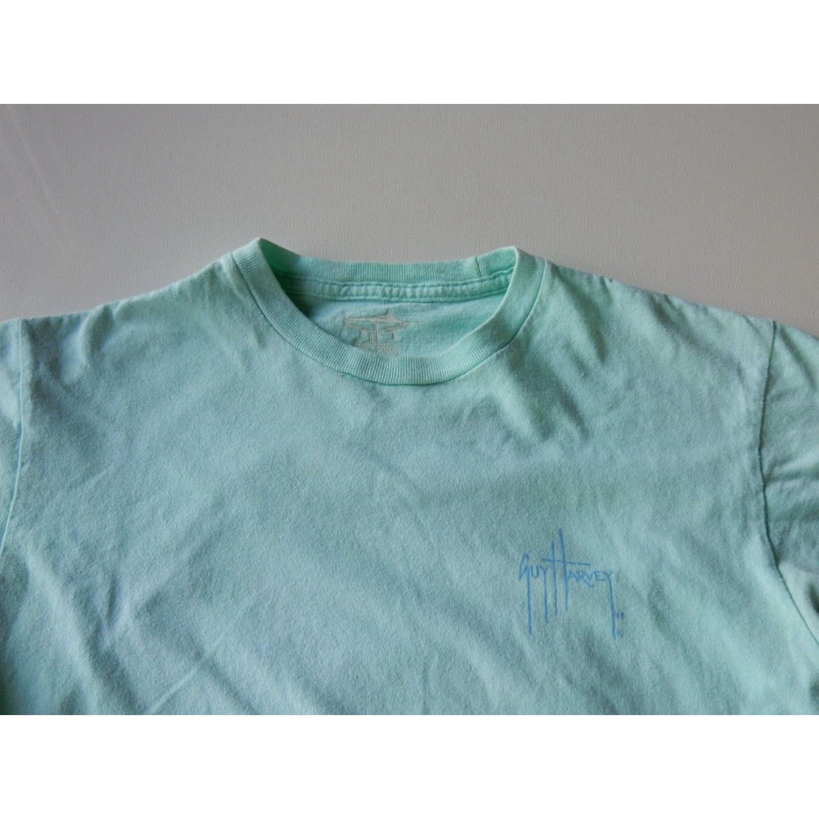 Guy Harvey GUY HARVEY Men's Short Sleeve T-Shirt Size S Green 100% Cotton Size US S / EU 44-46 / 1 - 2 Thumbnail