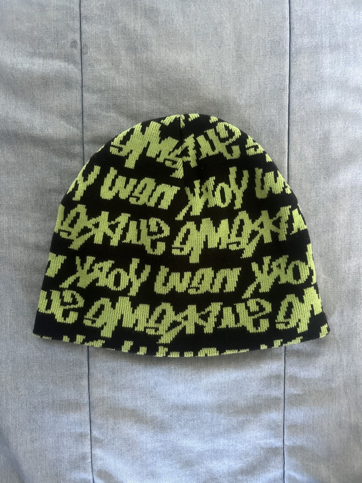 帽子 supreme 01AW Graffiti Fat Tip Beanie Vintage 2000s 2001 Supreme Fat Tip Graffiti Script Beanie