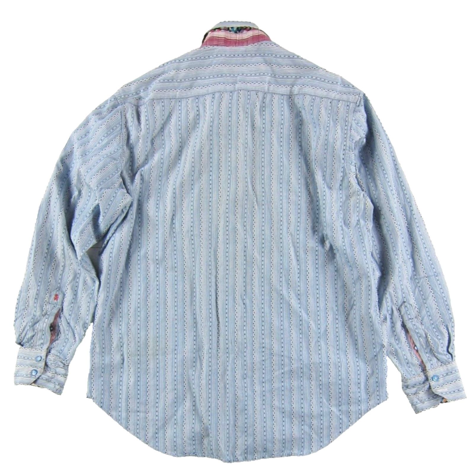 Robert Graham Robert Graham Blue Long Sleeve Button Up Shirt L Mens Size US L / EU 52-54 / 3 - 2 Thumbnail