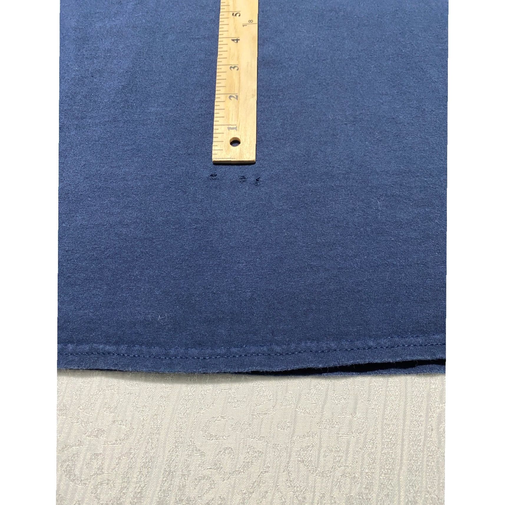 Gildan Gildan Heavy Cotton T Shirt Mens L Navy Blue Graphic San Antonio Texas City Logo Crew Neck Short Sleeve Cotton Jersey Size US L / EU 52-54 / 3 - 2 Thumbnail