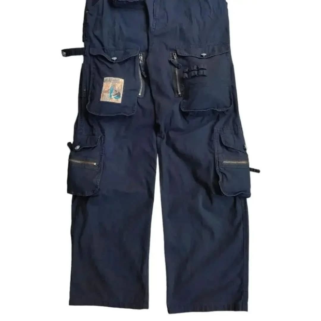 Japanese Brand × Vintage Worker man multi pocket pants Size US 36 / EU 52 - 4 Thumbnail
