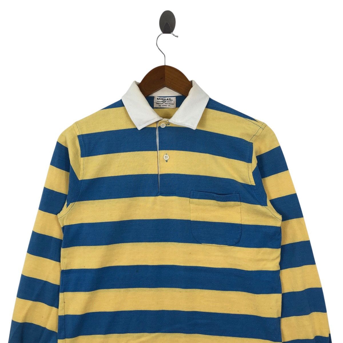 Vintage Vintage MINGAS Polos Stripes Rugby Size US S / EU 44-46 / 1 - 2 Thumbnail