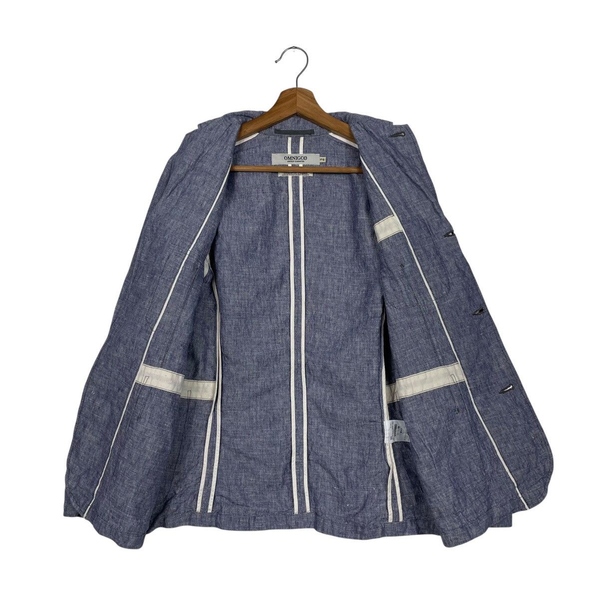 OMNIGOD Japanese Brand Omnigod Cadual Jacket Size US S / EU 44-46 / 1 - 11 Thumbnail