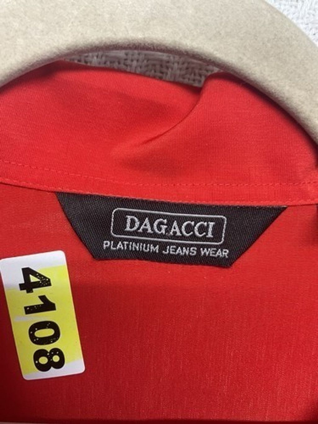 Other NWOT Dagacci Red Oriental Gold Dragon Print Shirt Men M/L Size US M / EU 48-50 / 2 - 2 Thumbnail