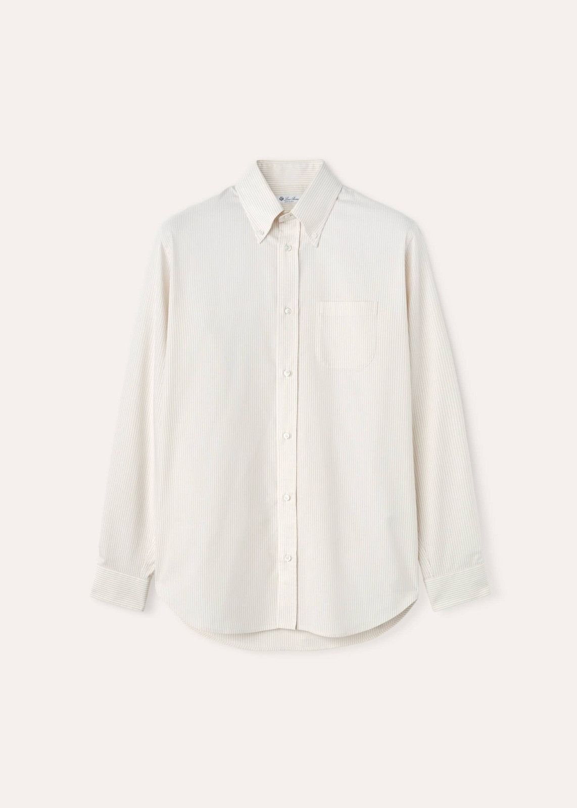 Loro Piana o1srvl11e0325 FAO0361 Cotton Shirt in White Size US M / EU 48-50 / 2 - 1 Thumbnail
