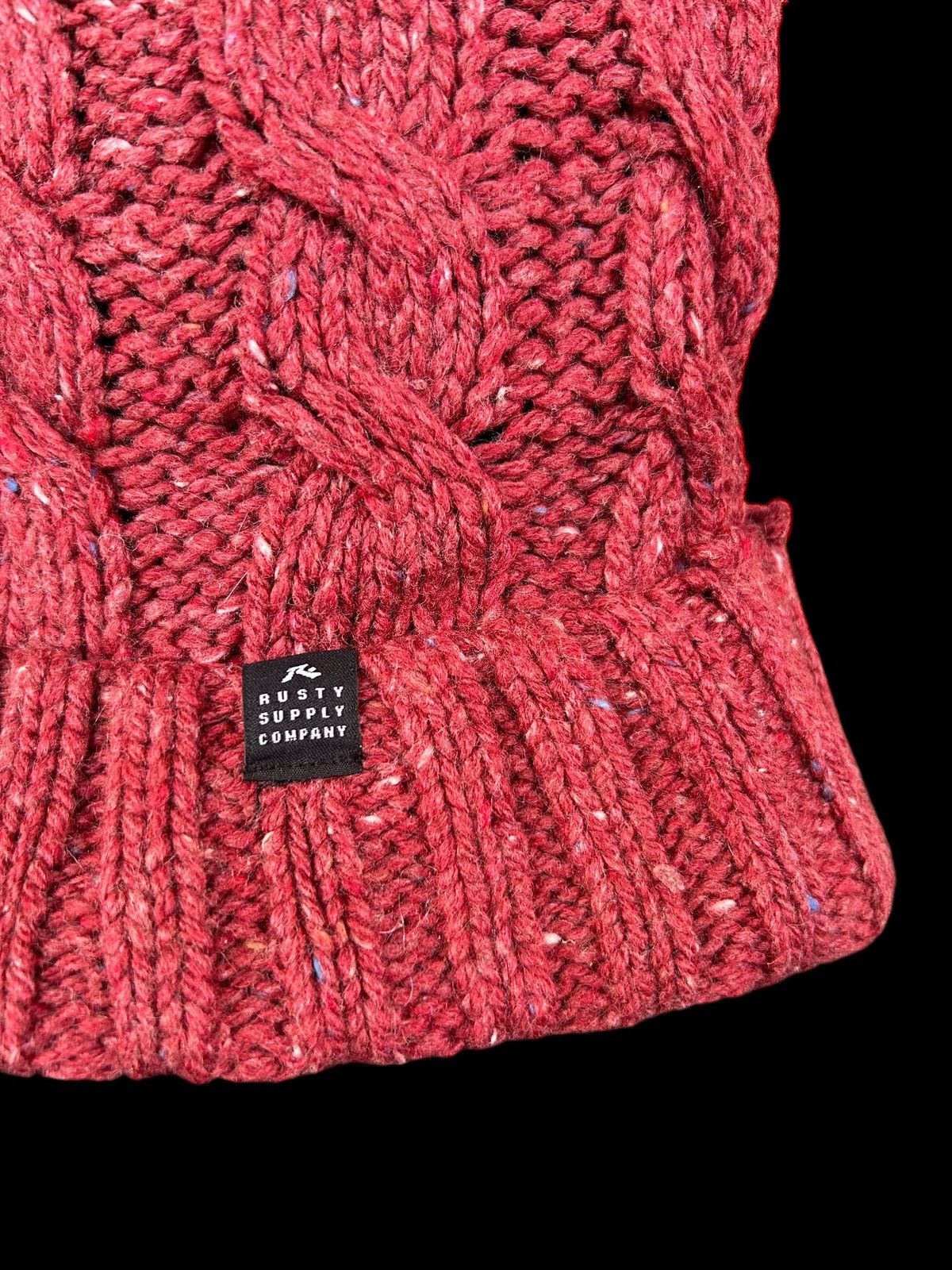 Japanese Brand × Kapital × Vintage Rusty Crochet Knitted Beanie Hats ☠️☠️ Size ONE SIZE - 4 Thumbnail